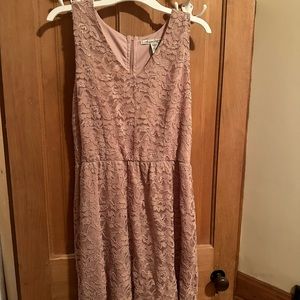 Blush lace dress size XL